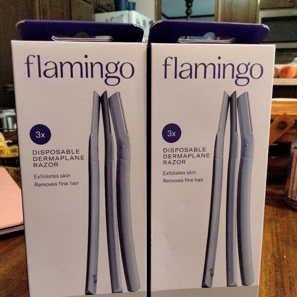 NEW - 2 Flamingo Disposable Dermaplane Razor 3 packs - Picture 1 of 4